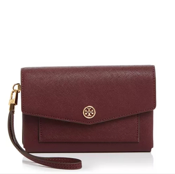 Tory Burch Handbags - Tory Burch Robinson Small Leather Tech Wristlet